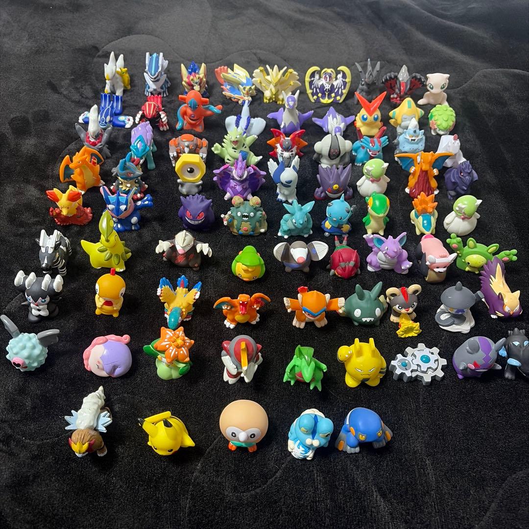 激レア ポケモンフィギュア 指人形 77点セット