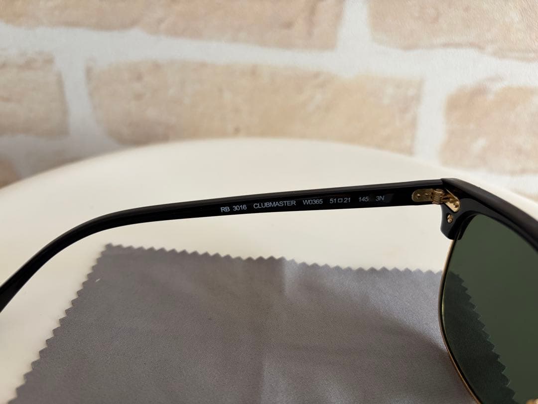 Ray-Ban★レイバン★サングラス★クラブマスター★ブラック/ゴールド