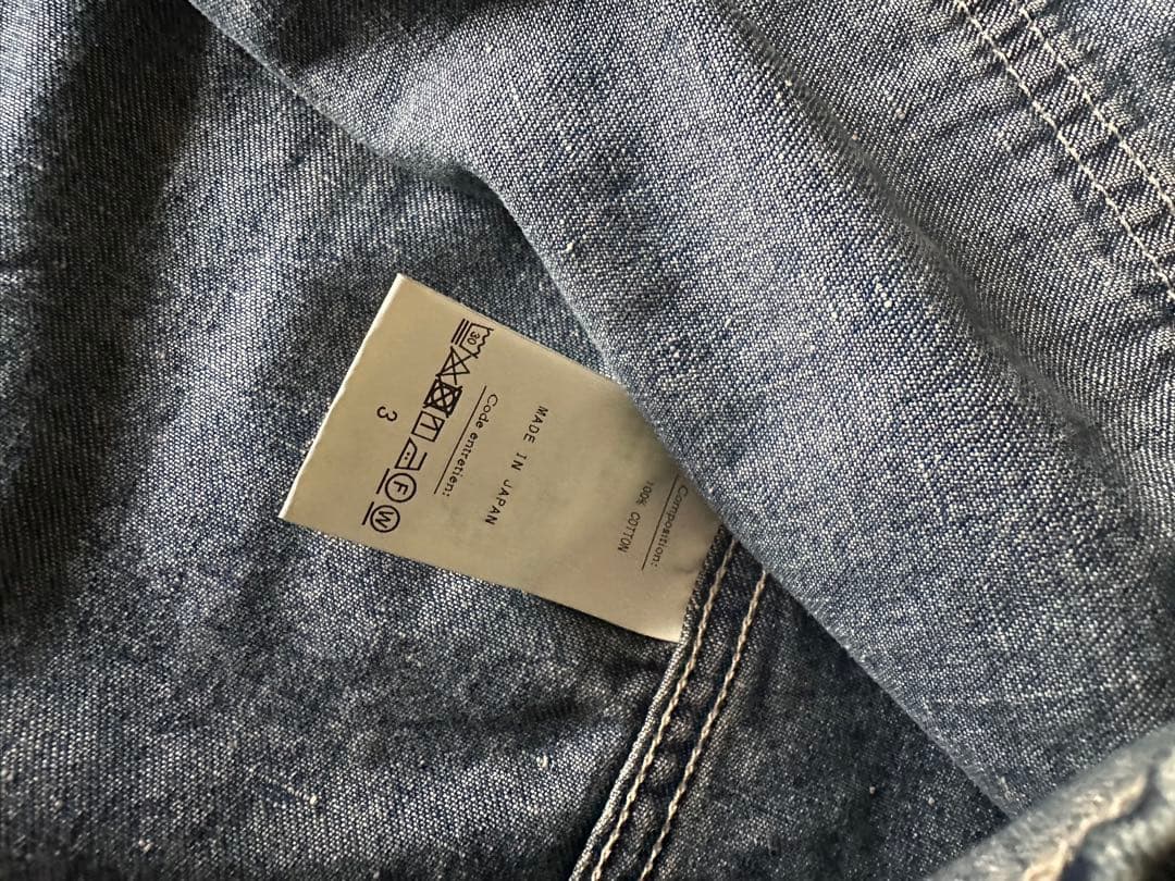 希少　a.presse /Denim Coverall Jacket サイズ3