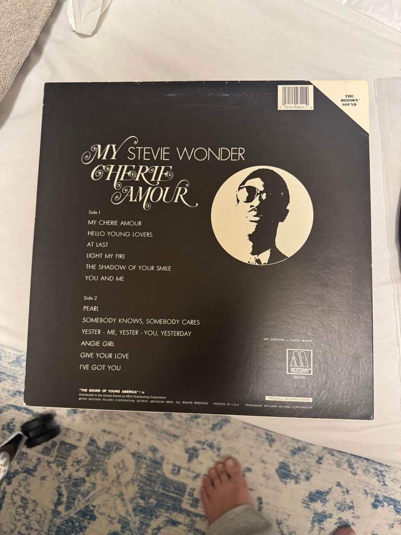 Stevie Wonder My Cherie Amour 12インチレコード