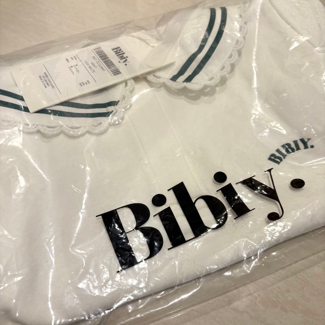 bibiy. ビビィ ロゴ 襟付きブラウス