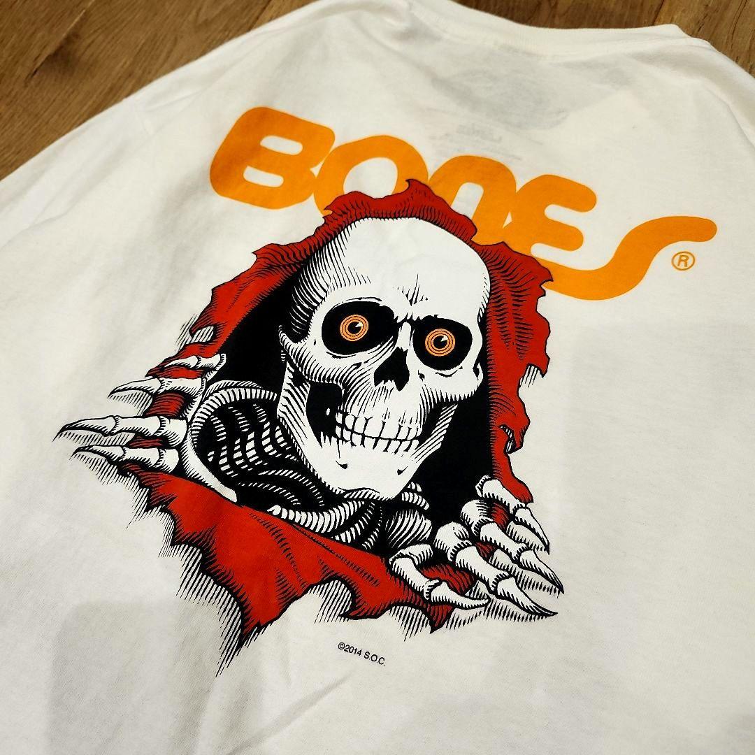 パウエルペラルタ POWELL PERALTA ドクロ柄 スカル柄 ロンT