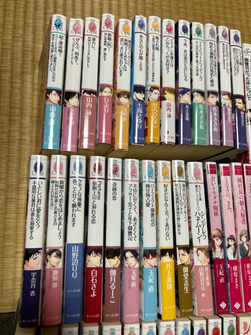 小説　まとめ　恋愛　ラブロマンス　文庫　約200冊　エタニティ　オパール　など