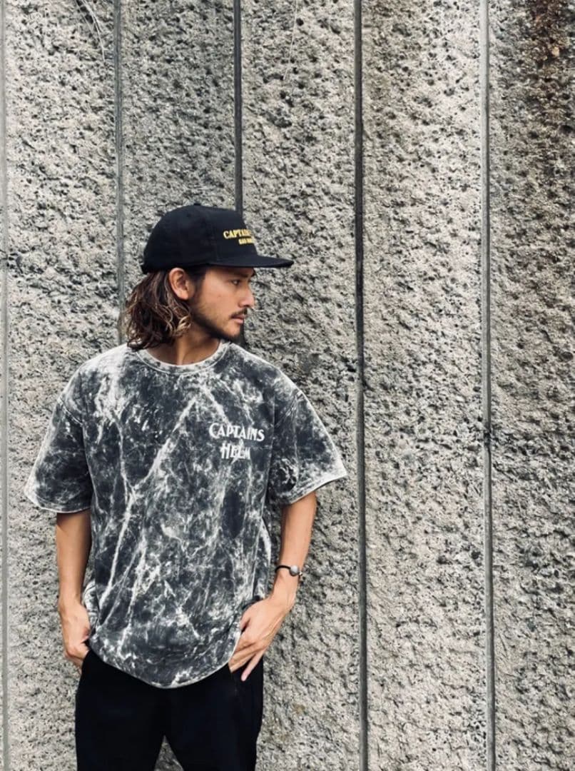 【たけ丸！】#DARK OCEAN LOGO TEE USED
