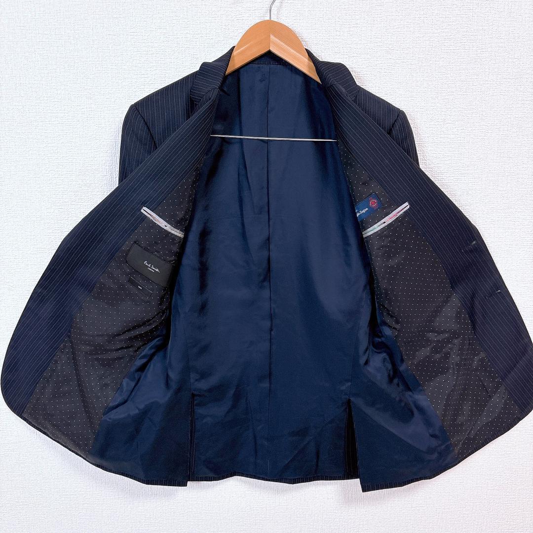 美品 Paul Smith London ゼニア生地 テーラードジャケット M紺