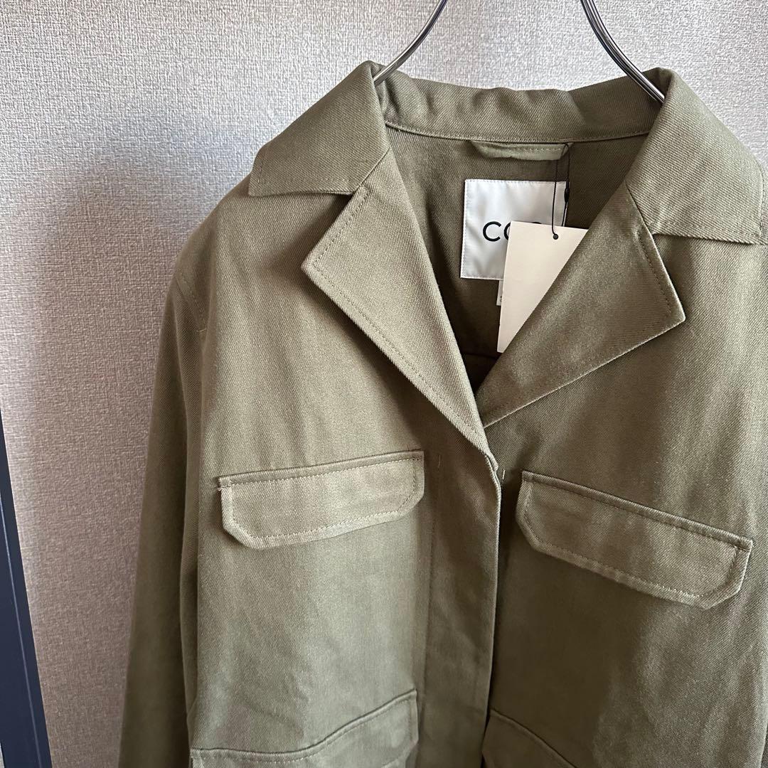 〈 COS 〉 TWILL UTILITY JACKET