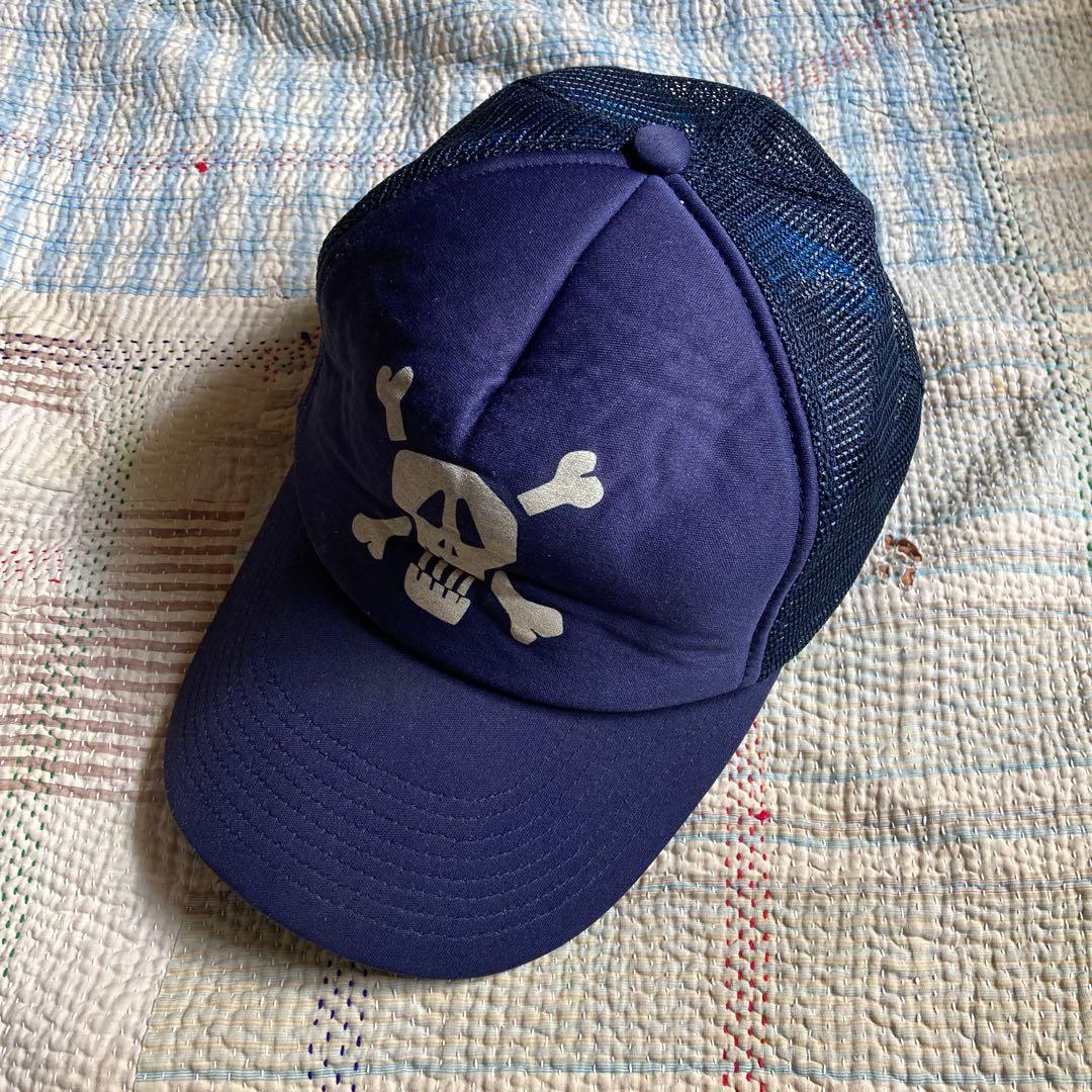 帽子 90s Old Stussy Skull Mesh Cap