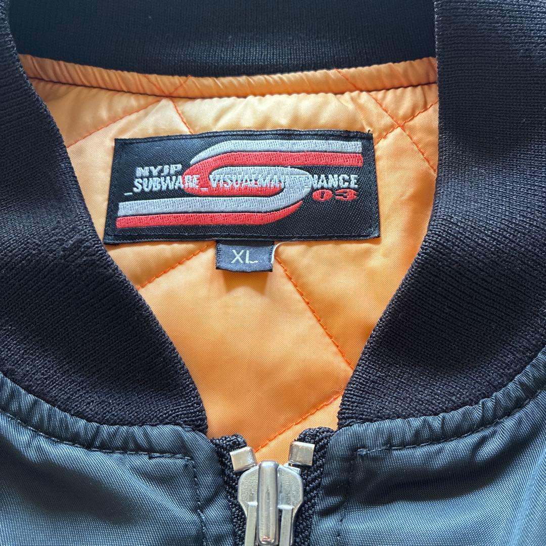ジャケット・アウター NYJP SUBWARE MA1 STASH