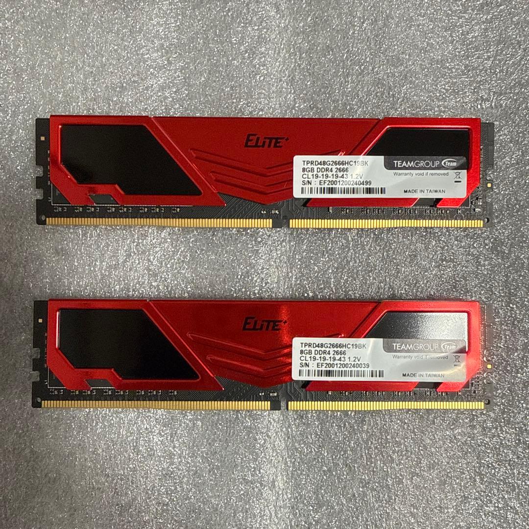 た*き様 TEAMGROUP メモリ　ddr4（ジャンクかも）