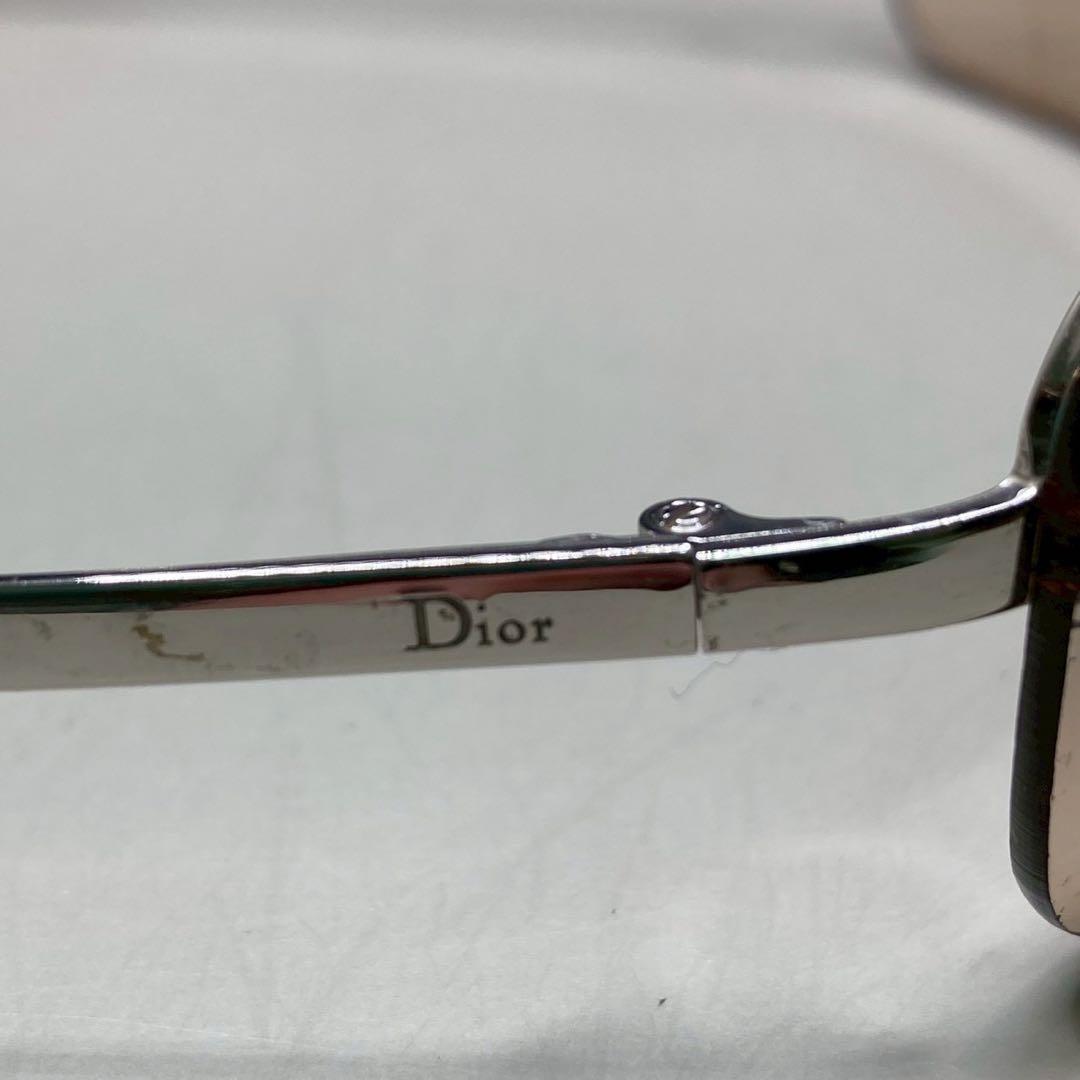 箱付き Christian Dior サングラス メタル ロゴ グラデーション
