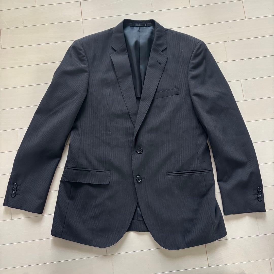 MALE & CO. 春夏通気性メッシュ　ダークグレー スーツ　cool クール
