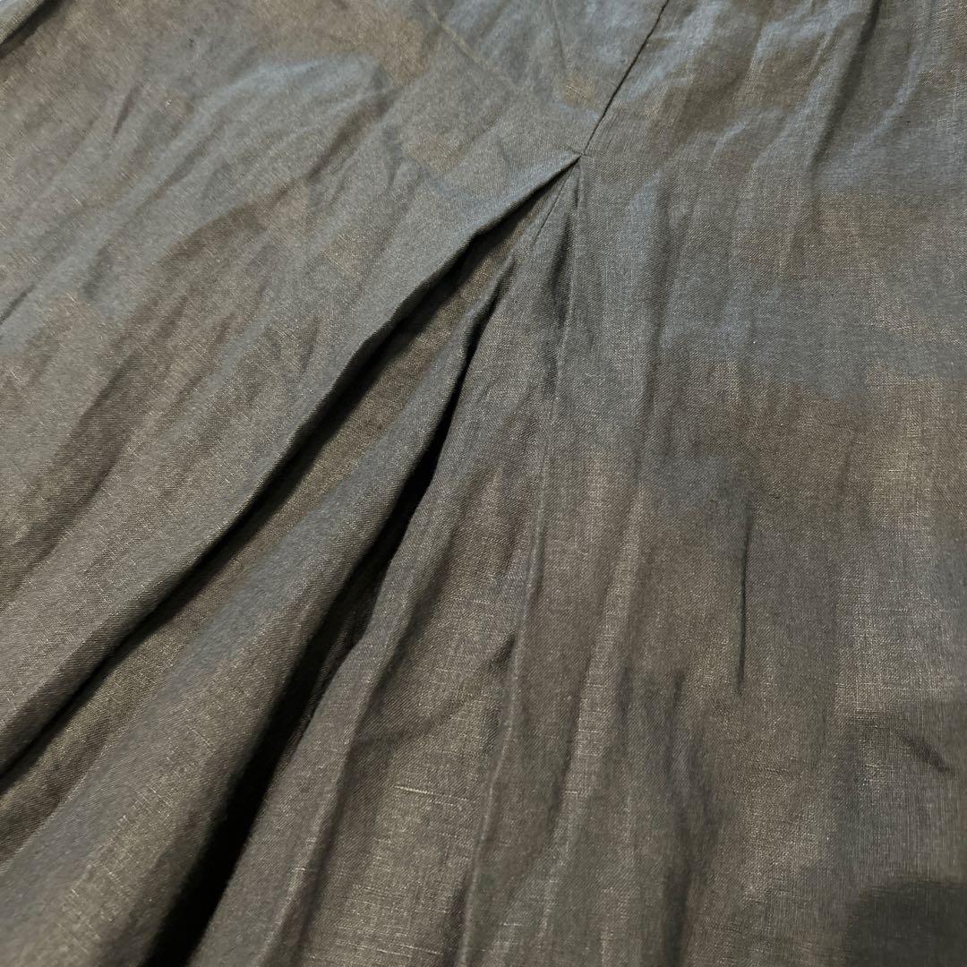 【美品】JOURNAL STANDARD リネンタックキュロット 36 ブラック