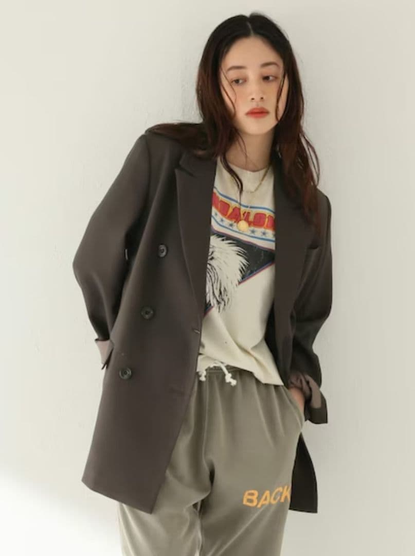 美品✨JOURNAL STANDARD　ダブルブレストジャケット ブラウン M