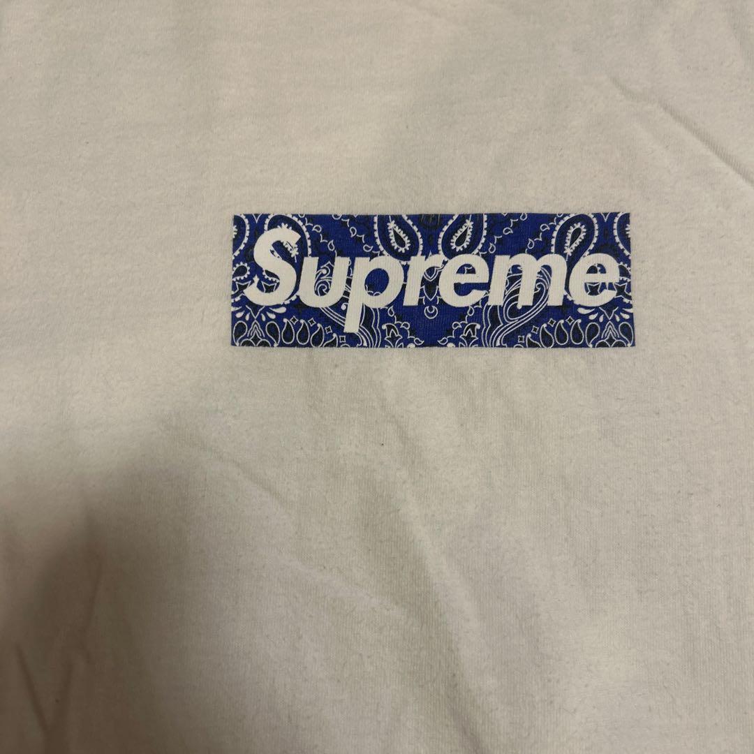 Supreme ペイズリー　box logo Tシャツ