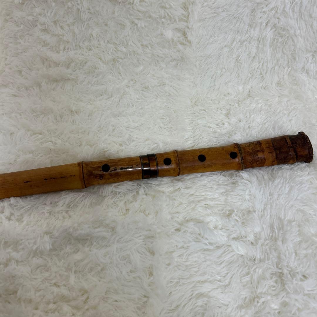 【希少品】尺八 竹仙 籐巻　約55cm
