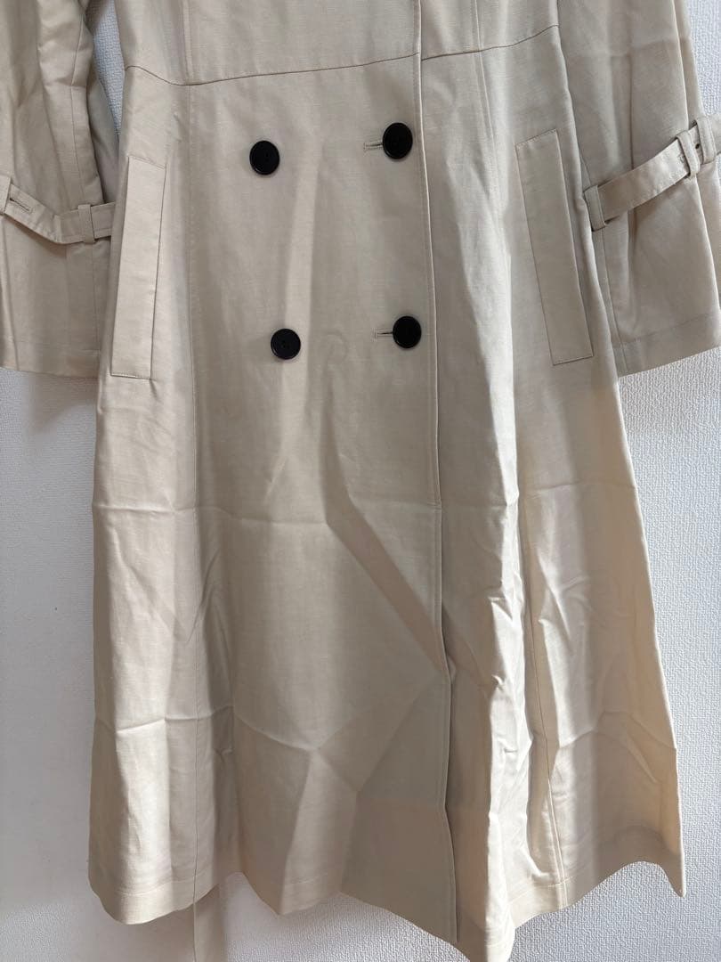 新品タグ付き✨️【LANVIN en Bleu】セーラーカラーコート ベージュ