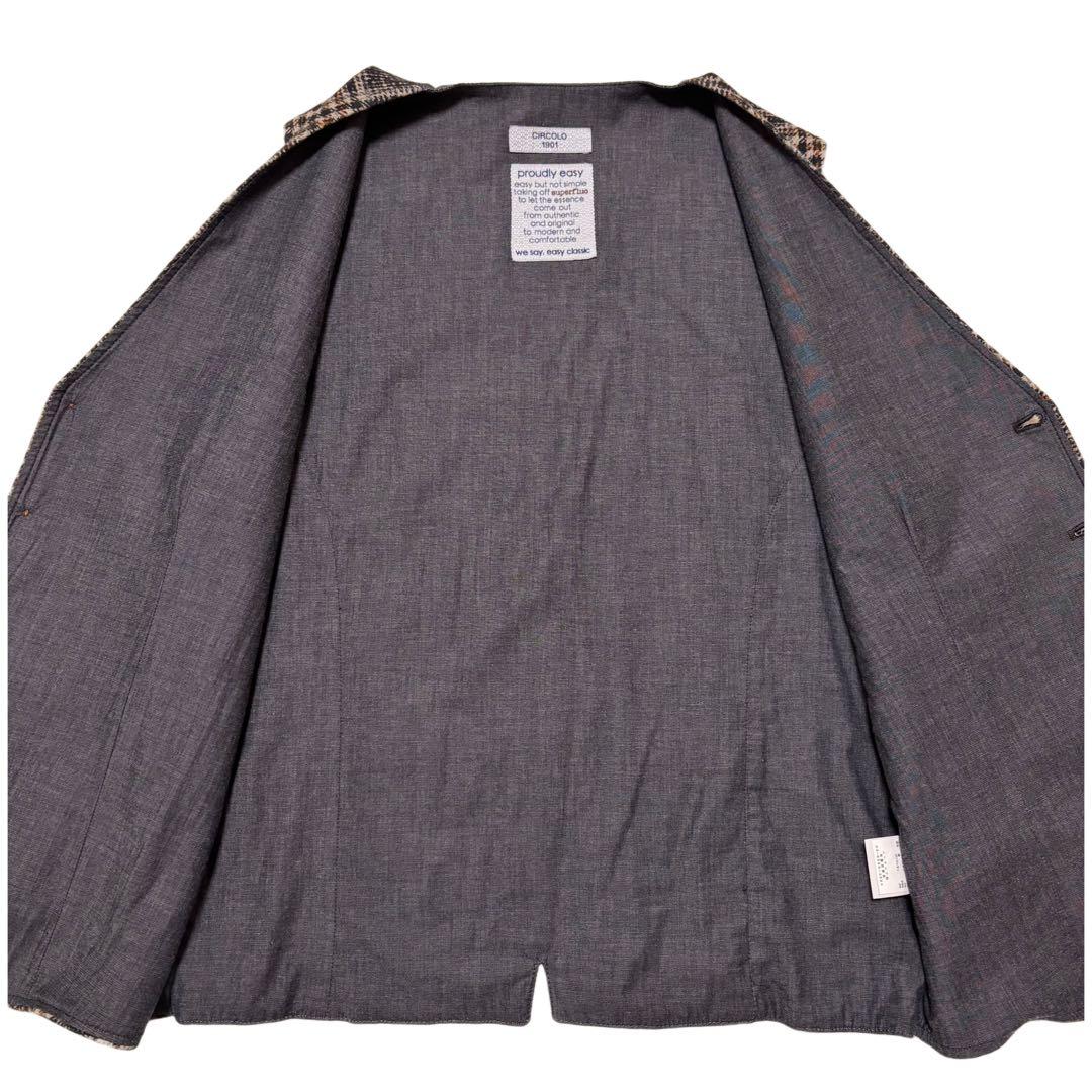✨極美品✨ チルコロ1901　ベスト　ジレ　大きいサイズ　ストレッチ　尾錠　52