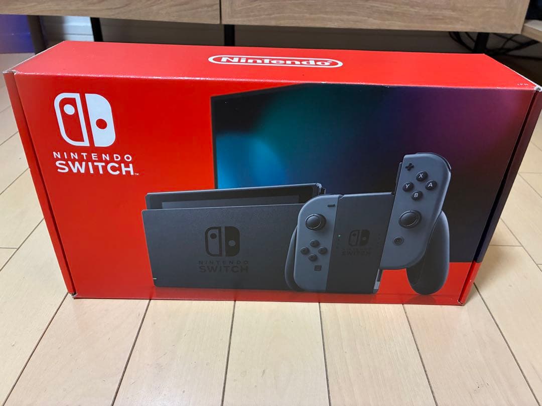 Nintendo Switch グレー 本体 箱付き バッテリー増強版