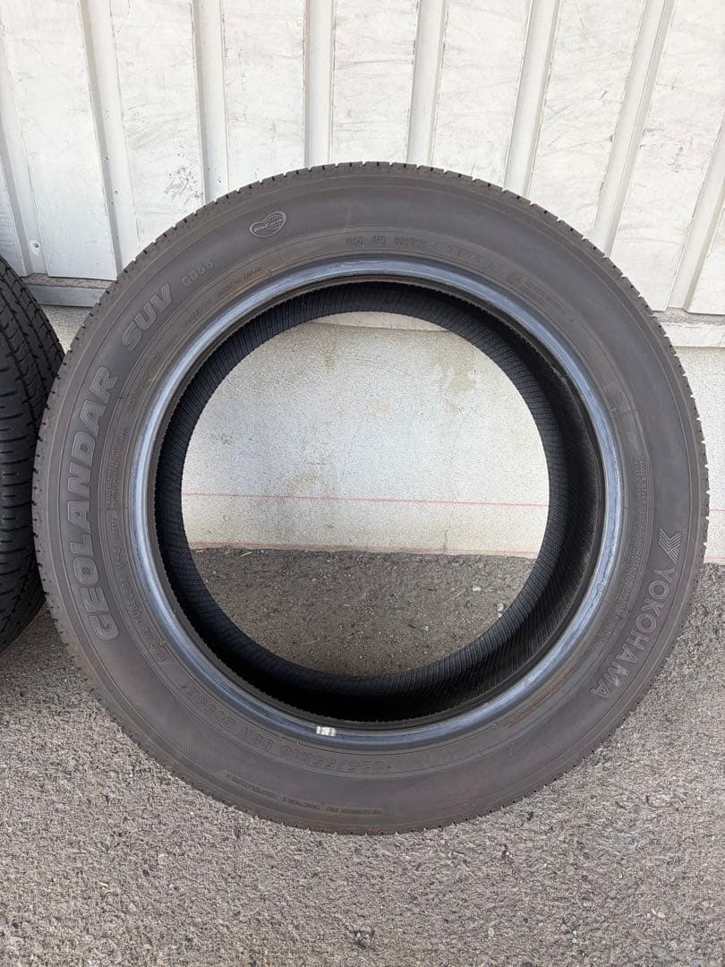 225/55R18ジオランダーSUVG055新車外し2025年21週４本 着払い