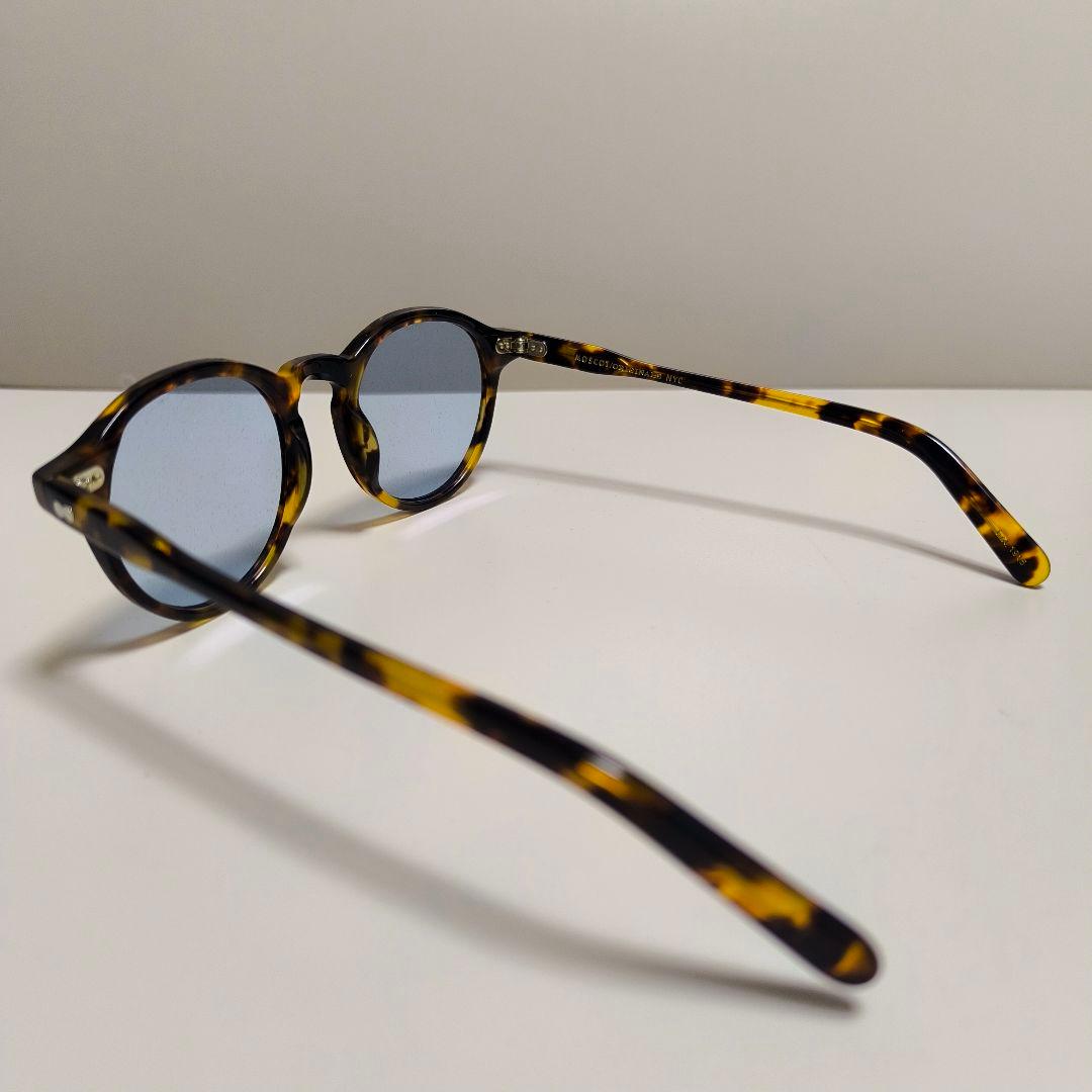 MOSCOT MILTZEN 49 サングラス メガネ 度なし ブルーレンズ