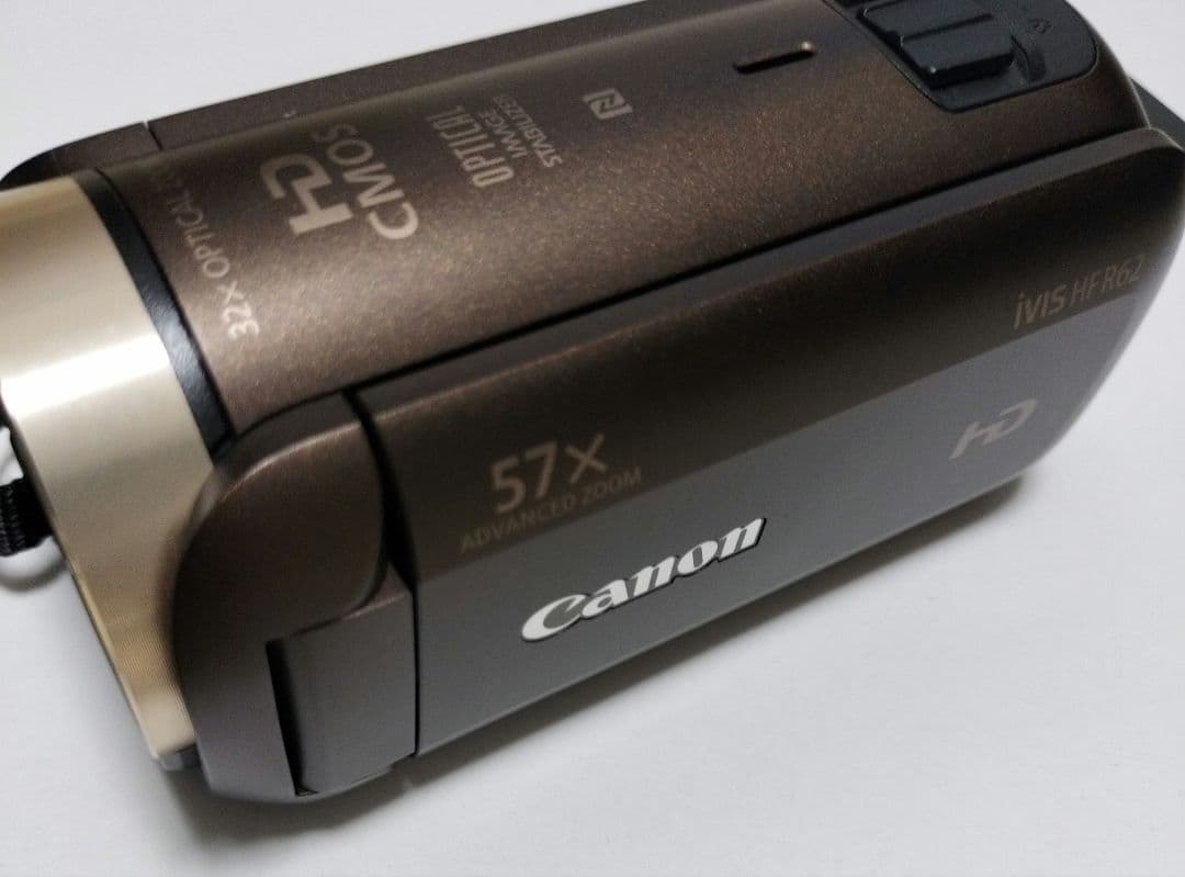 Canon IVIS HF R62, 57倍ズーム搭載 HDビデオカメラ
