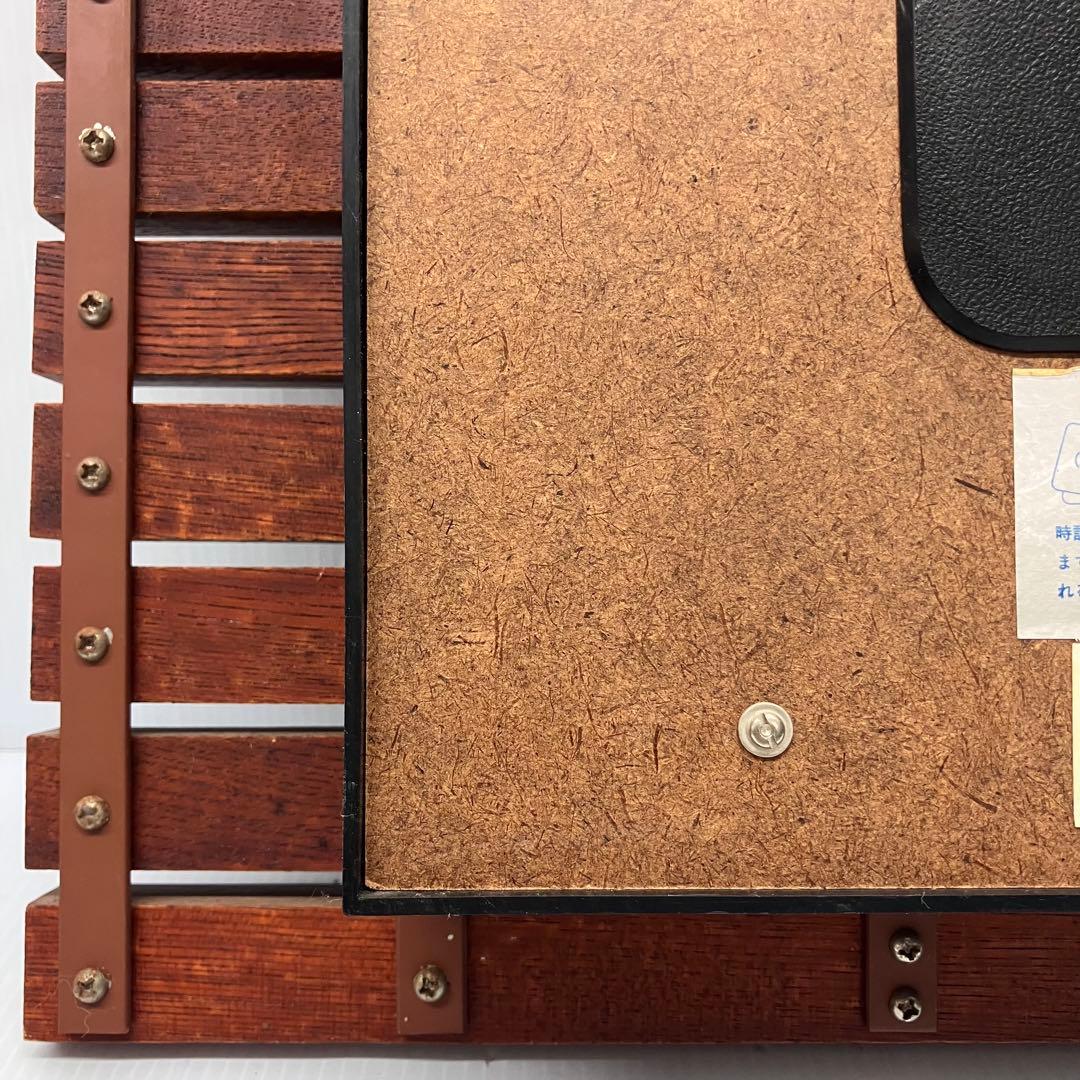 【希少/動作品】SEIKO セイコー 掛け時計 QA402B 木製 昭和レトロ