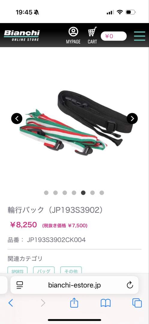 (未使用)ビアンキ Bianchi チェレステ 輪行バッグ