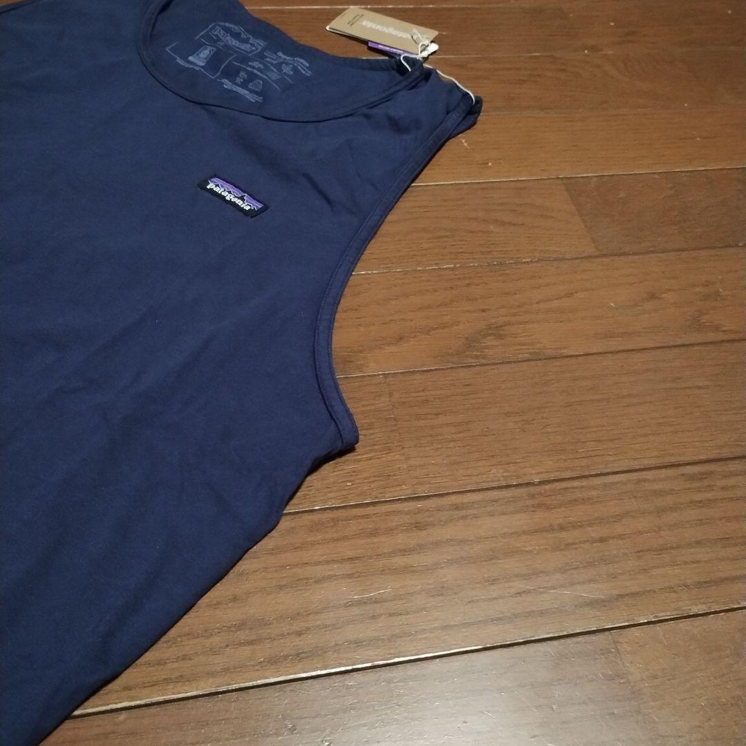 パタゴニア　タンクトップ　Lサイズ　ネイビー