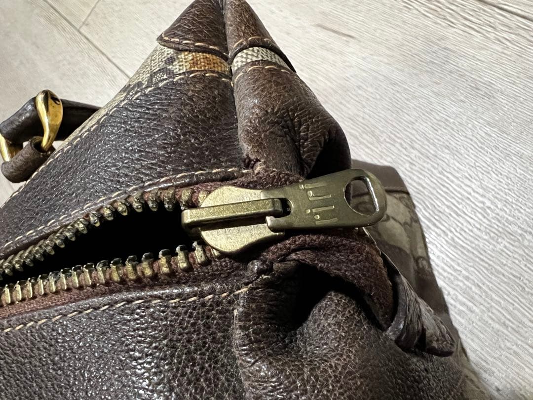 GUCCI ミニボストン GG PVC レザー オールドグッチ ヴィンテージ