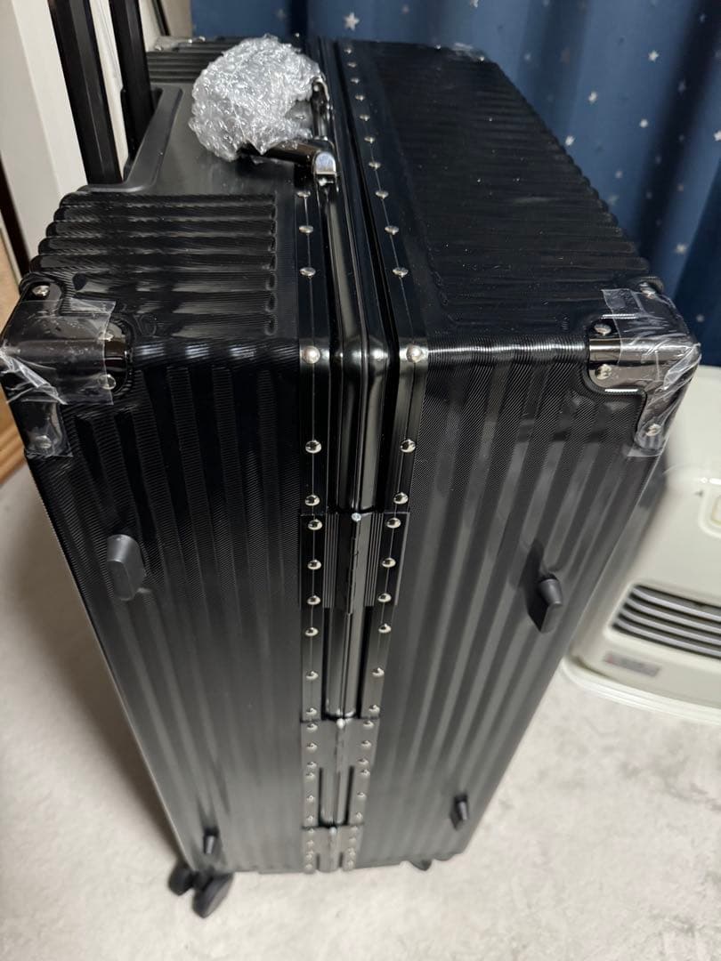 アルミ製リブデザインキャリーカート 大