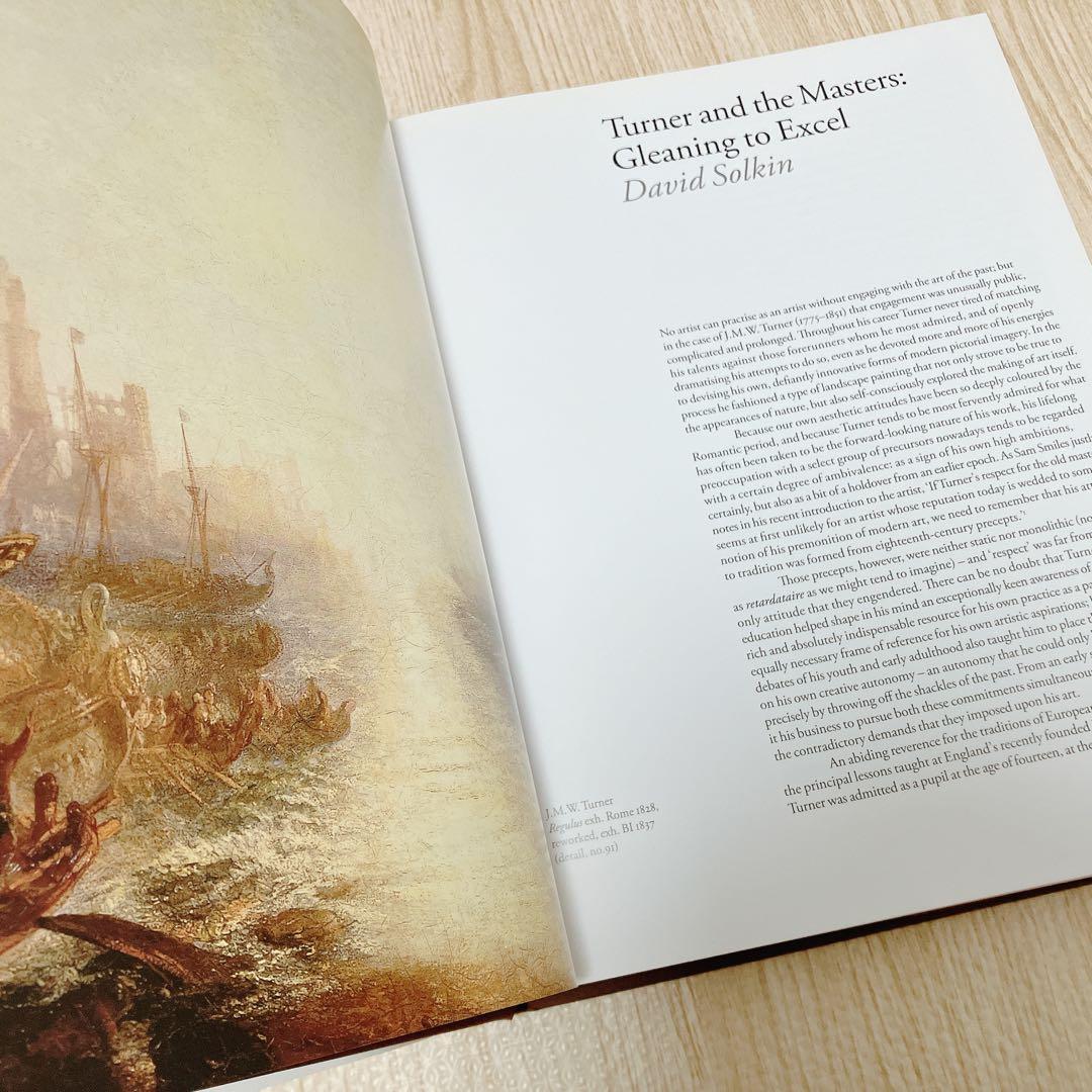 J.M.W.ターナー 美術本　TURNER AND THE MASTERS