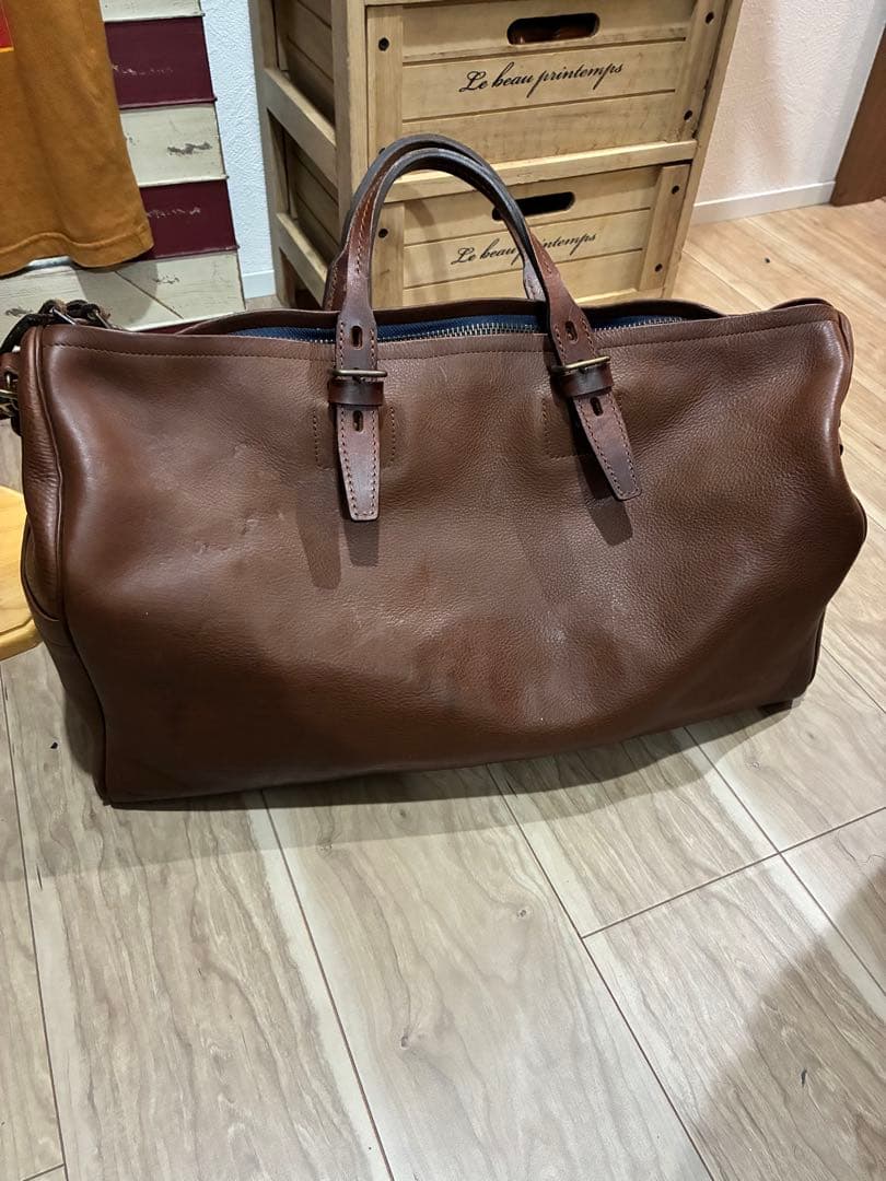 bleu de chauffe レザーダッフルバッグ　RRL ウィルレザーグッズ