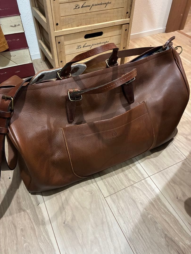 bleu de chauffe レザーダッフルバッグ　RRL ウィルレザーグッズ