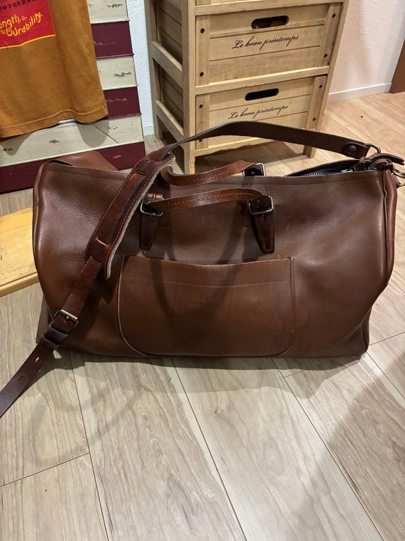 bleu de chauffe レザーダッフルバッグ　RRL ウィルレザーグッズ