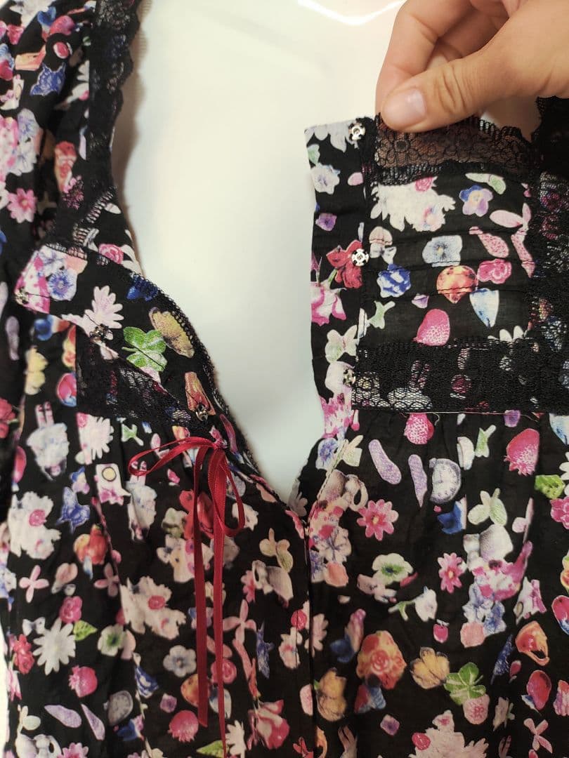美品　TUNIC 鴨居羊子 ルームウェア　ネグリジェ　ワンピース　日本製