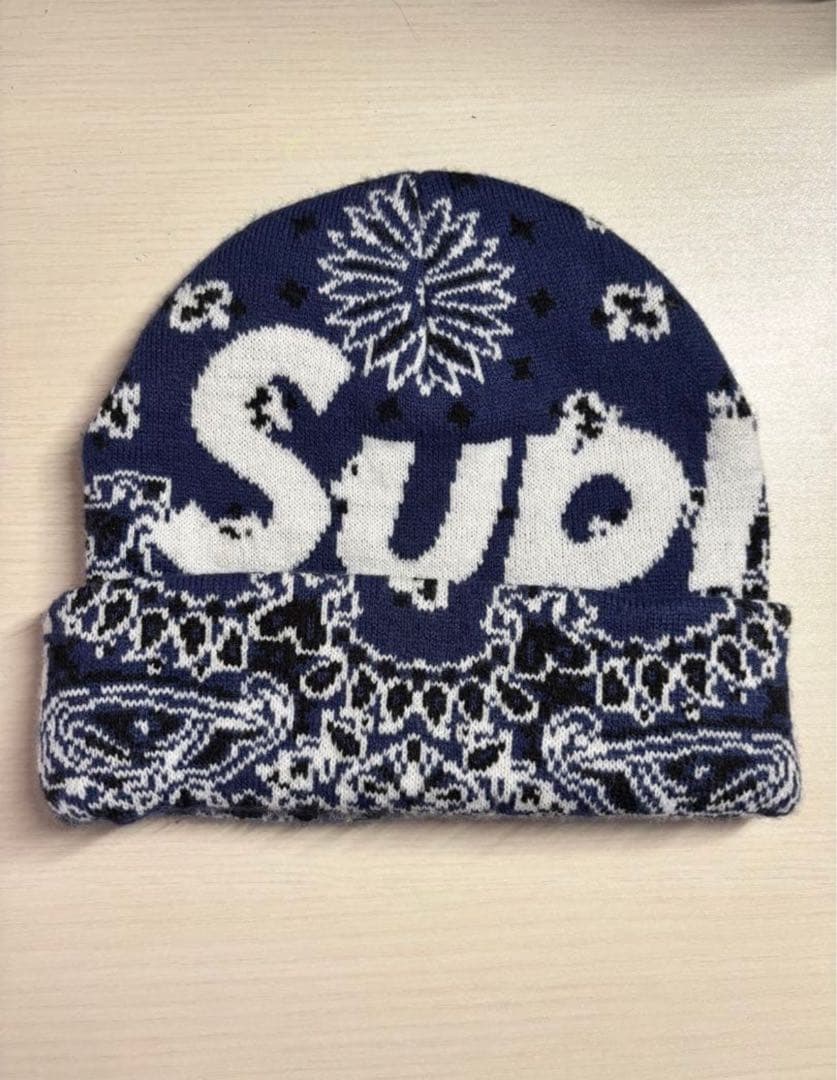 帽子 24AW Supreme bandana Big logo Beanie