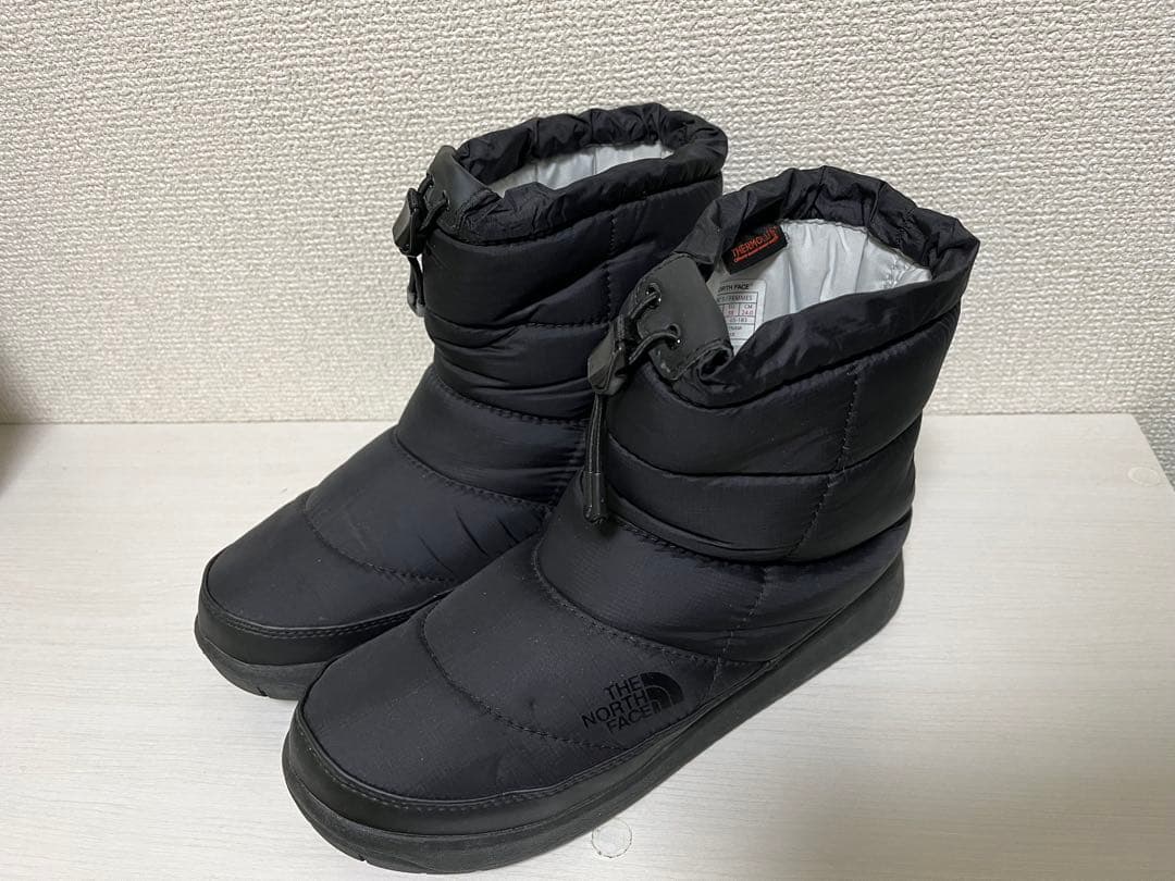 THE NORTH FACE ヌプシ　ブラック ブーツ 24.0㌢