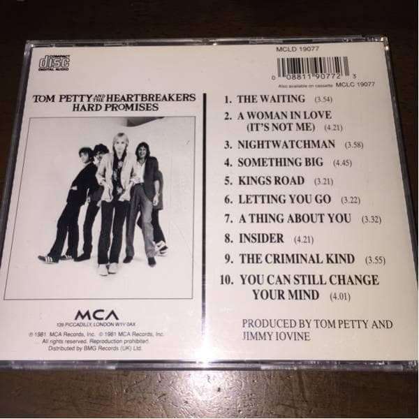 TOM PETTY/トム・ペティー/HARD PROMISES