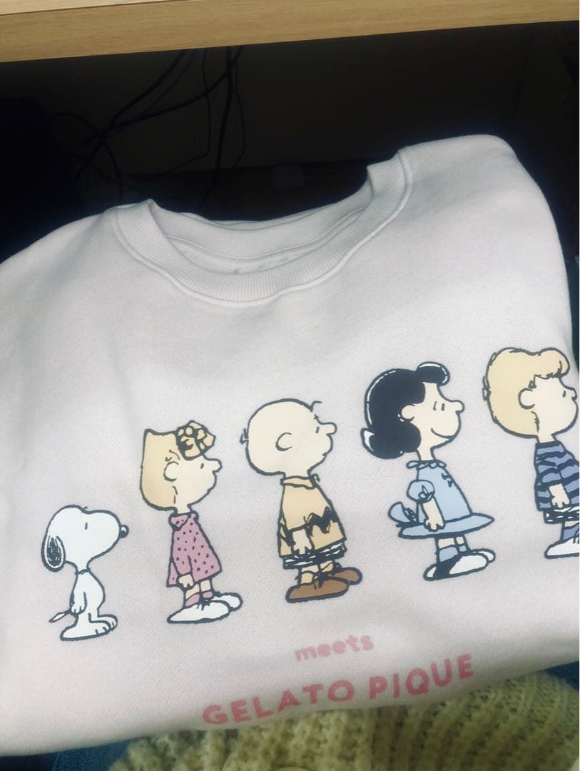 gelato pique 【PEANUTS】裏毛上下セット