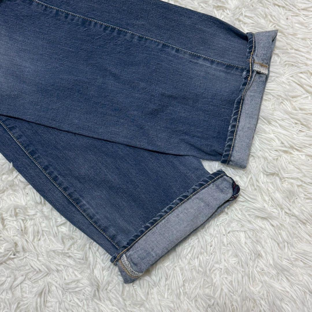 45R おこめデニム シャルロットパンツ 馬釦 0