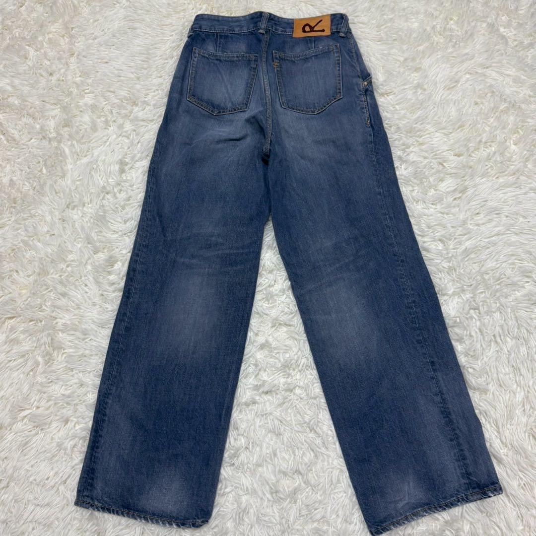 45R おこめデニム シャルロットパンツ 馬釦 0