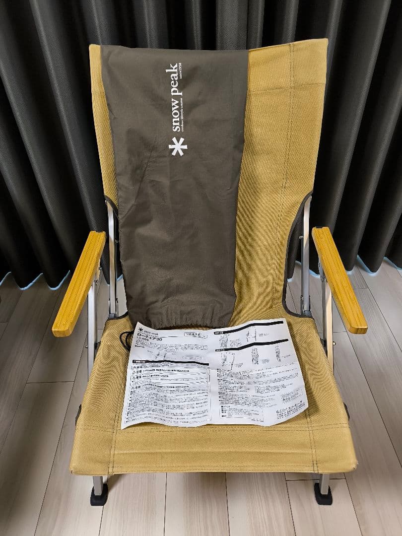 スノーピーク peak折りたたみ式アウトドアローチェア 30 中古