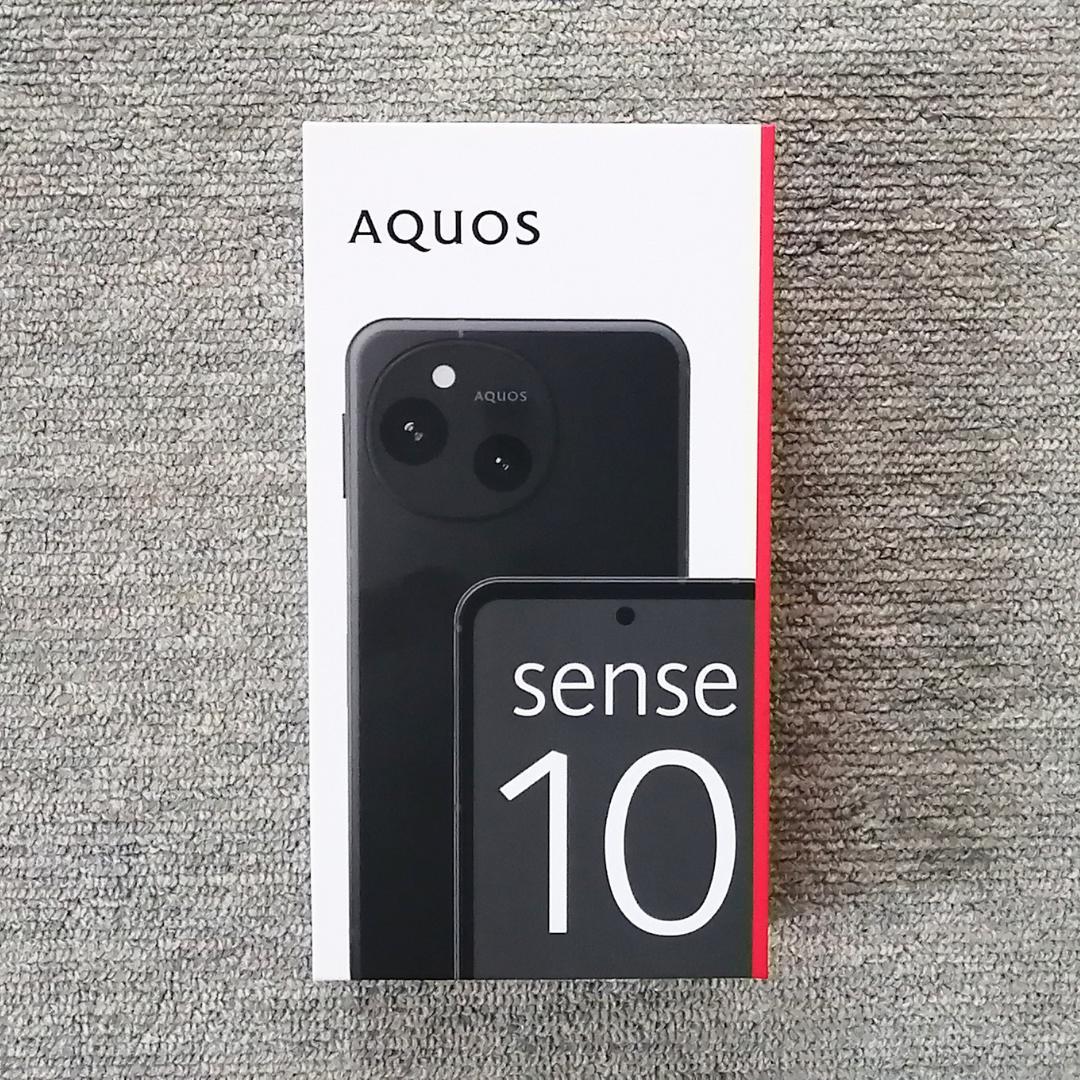 【新品未開封】AQUOS sense10 6GB/128GB（フルブラック）