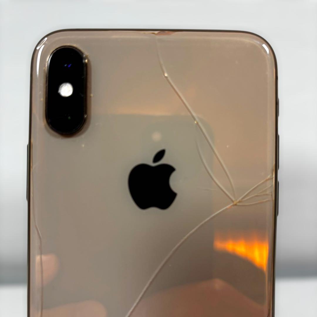 iPhoneXS 256GB 背面割れあり SIMロック解除不可