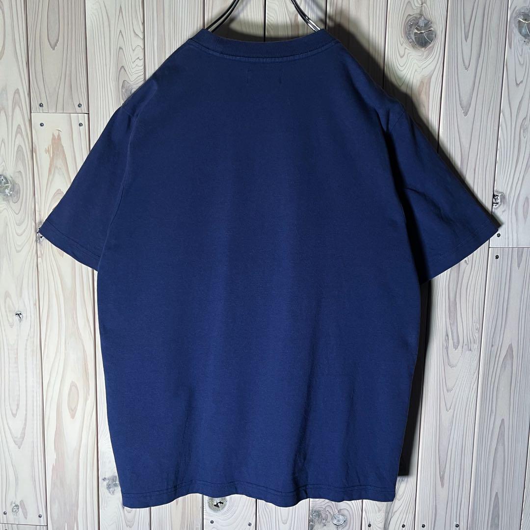 【良品 S】ステューシー 刺繍ロゴ 8ボール ポケット Tシャツ