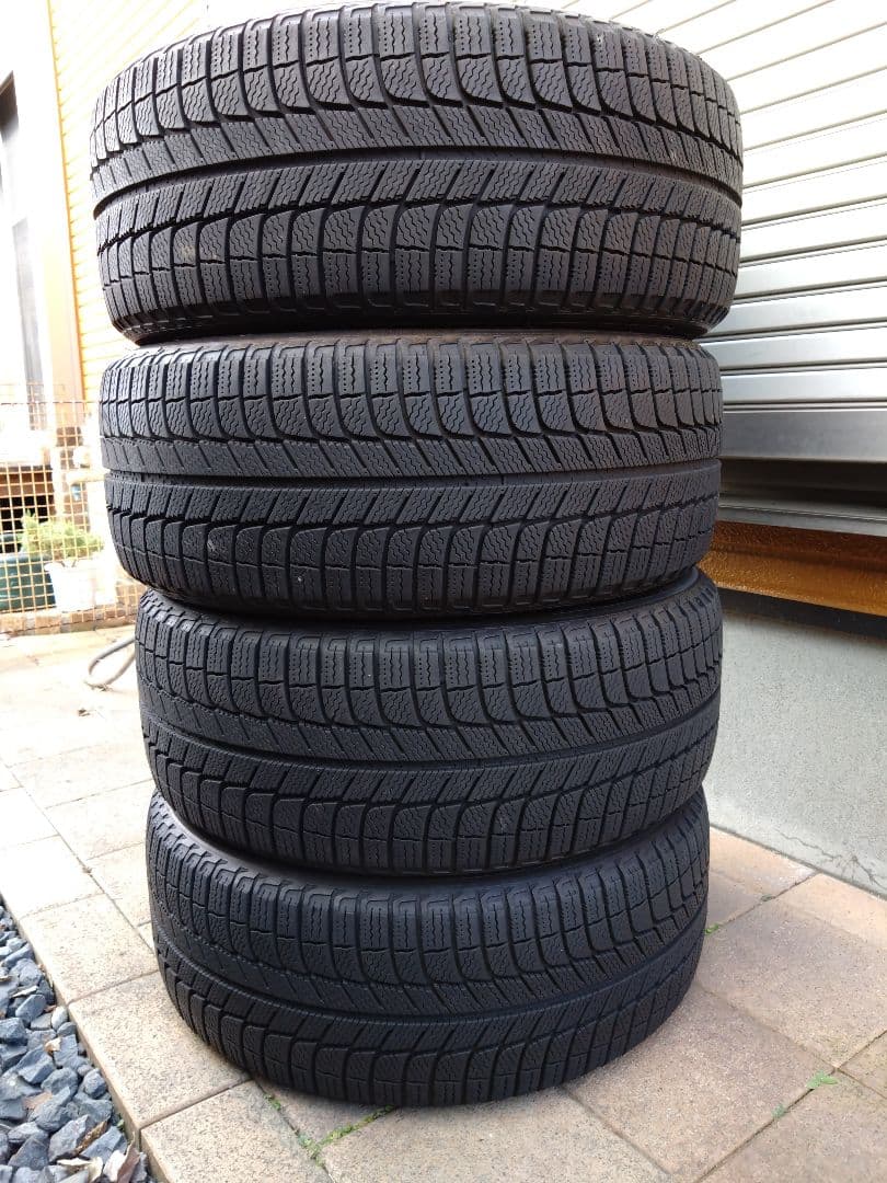 【値下げ】225/50R17 スタッドレス2本 ミシュラン X-ICE3+ ①