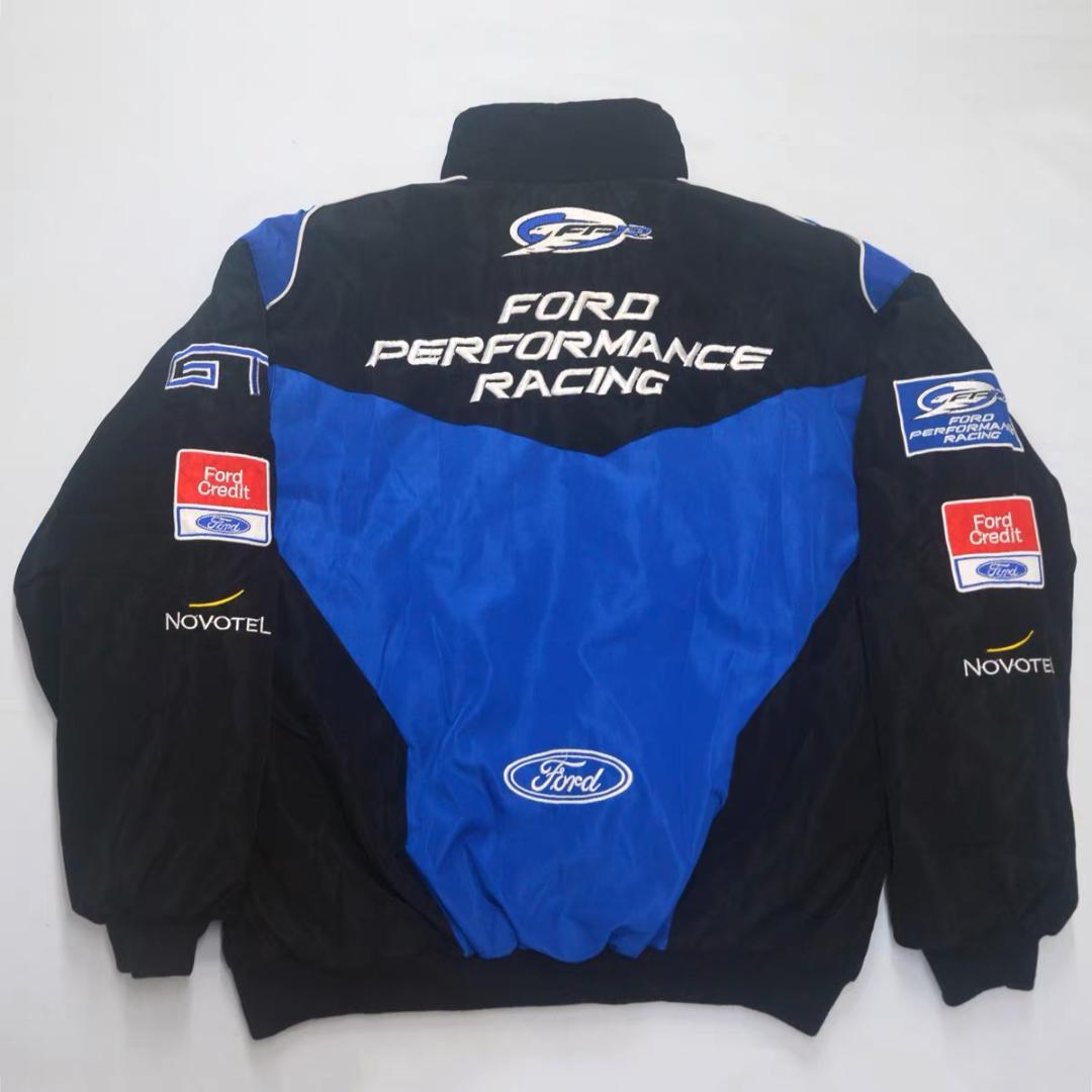 新品 FORD F1 レーシングジャケットブルゾン 刺繍 中綿 男女兼用 O3
