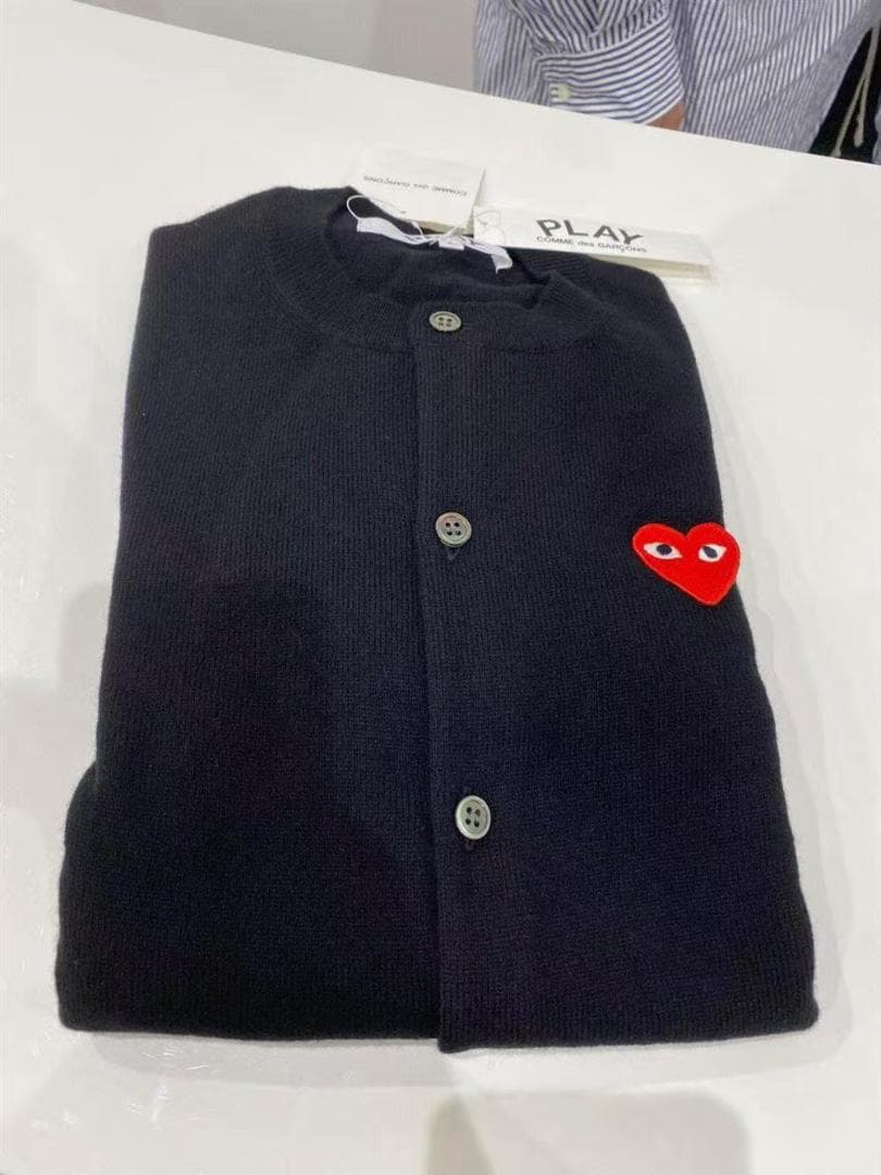 PLAY COMME des GARCONS カーディガンS-XL#4