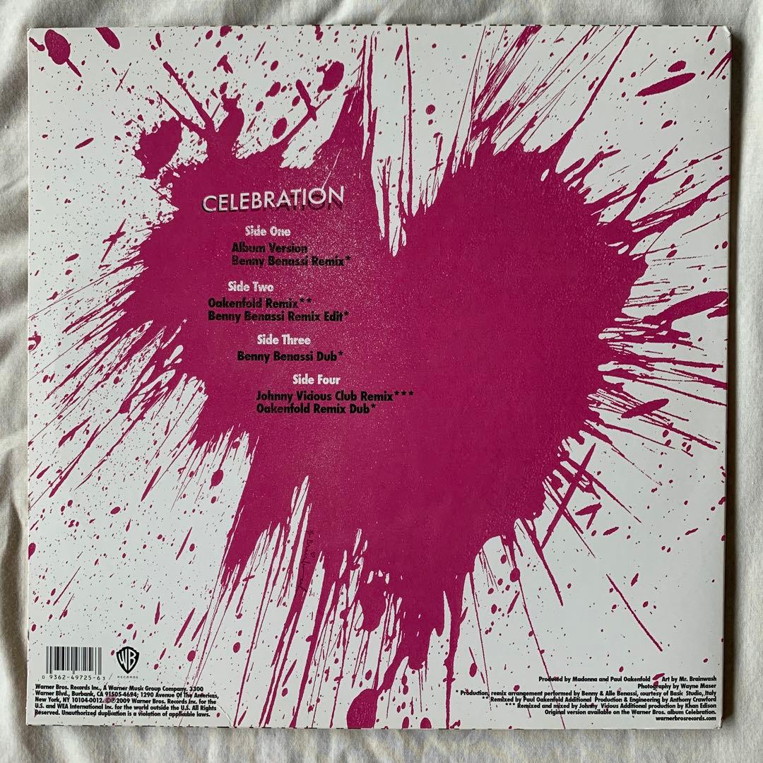 MADONNA / CELEBRATION 12inch レコード 2枚組