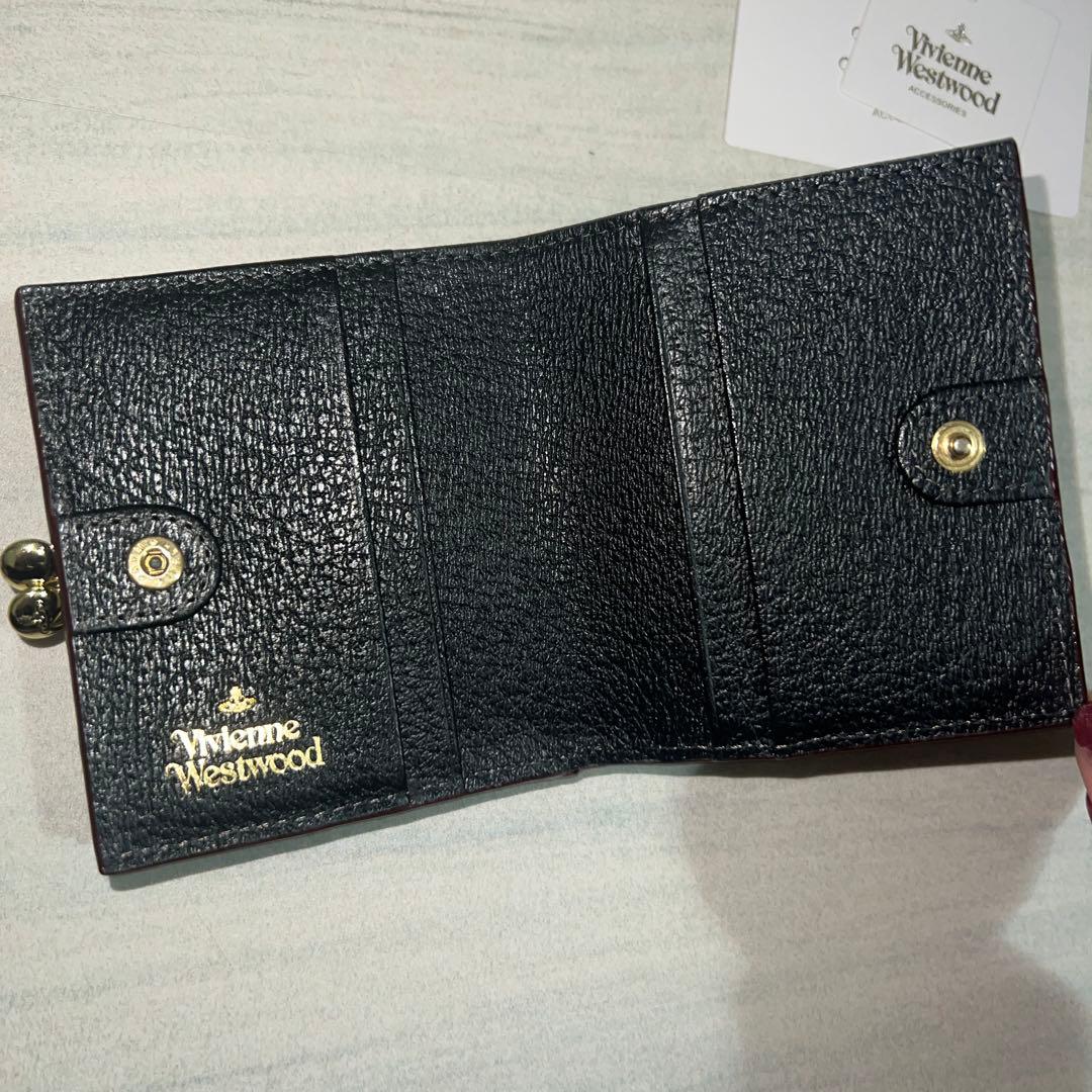Vivienne Westwood EXECUTIVE がま口　二つ折り財布　黒